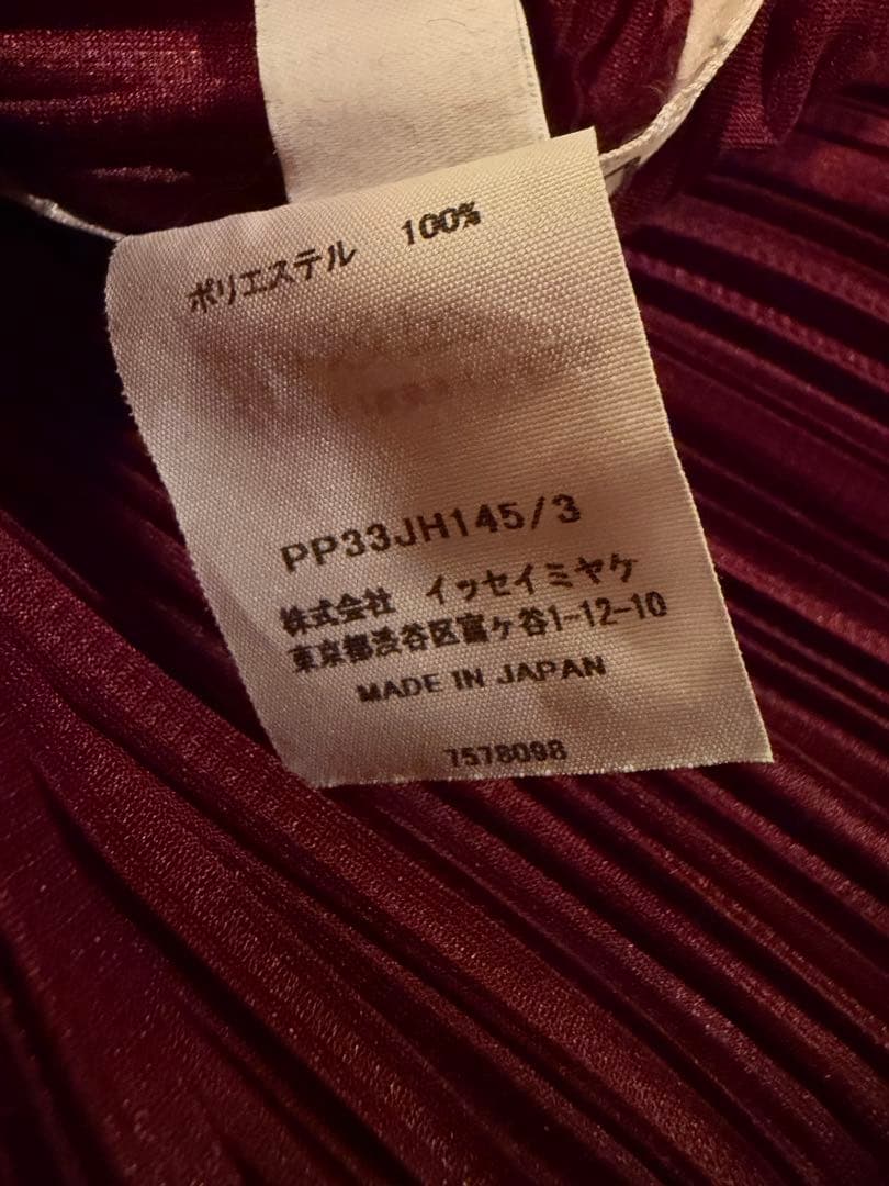 PLEATS PLEASE ハイネック　ロングワンピース　3