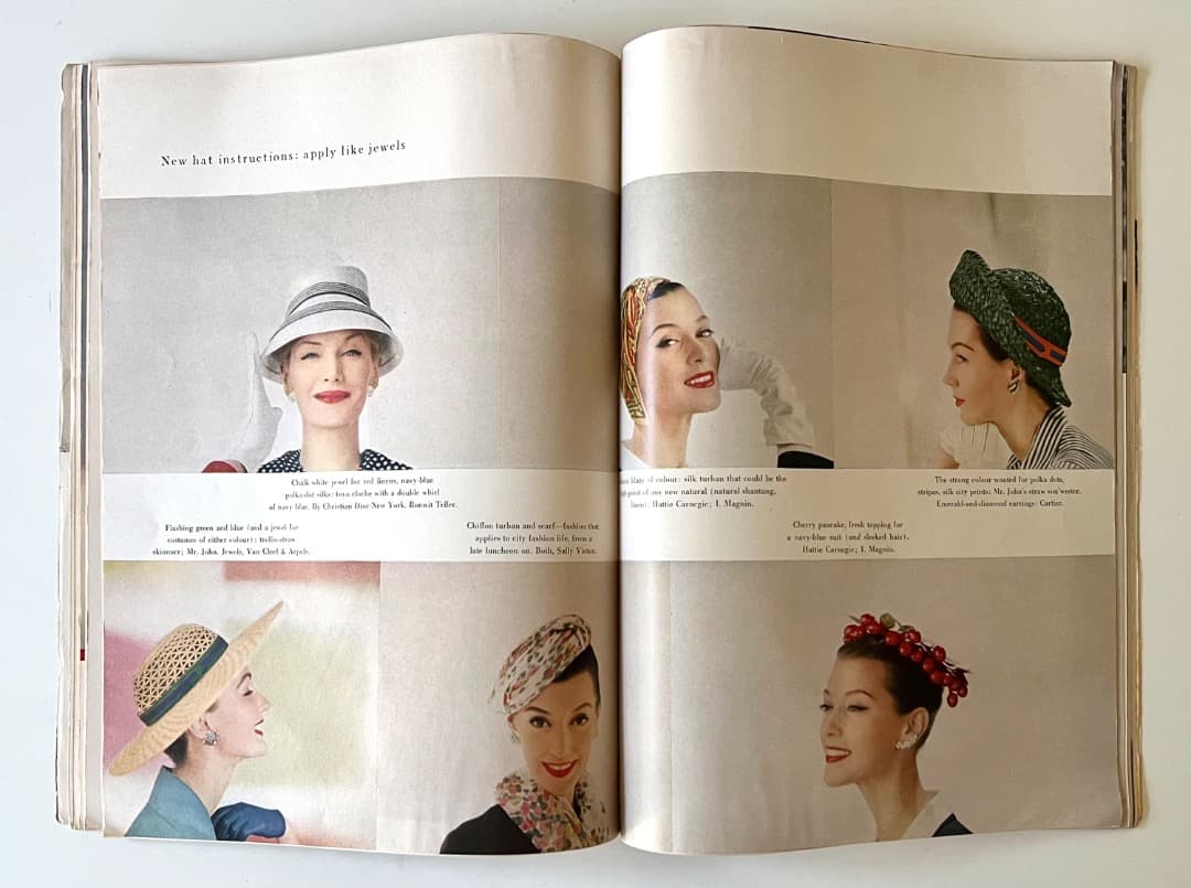 VOGUE APRIL 1955年 ヴォーグ 希少【ヴィンテージ雑誌】