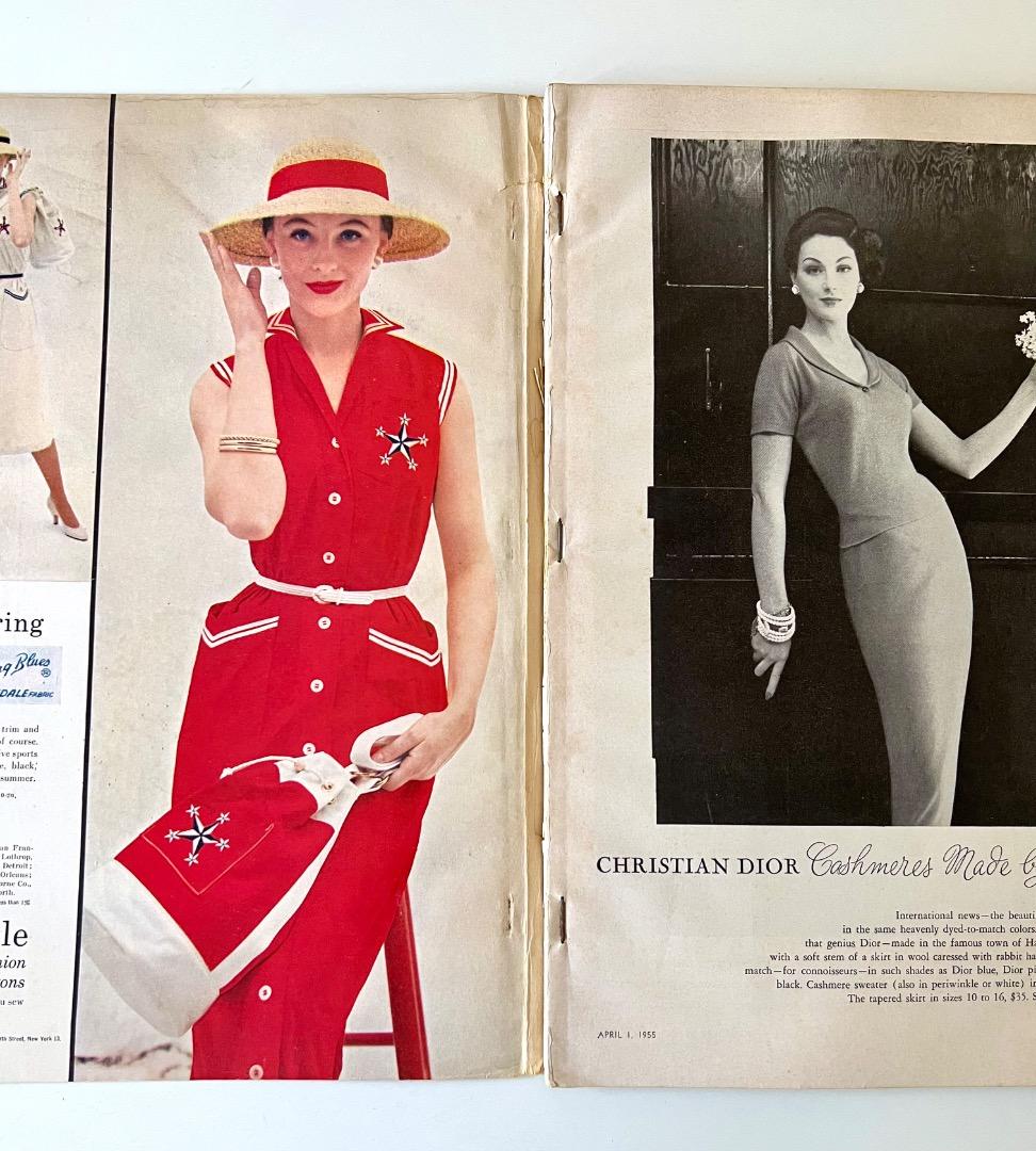 VOGUE APRIL 1955年 ヴォーグ 希少【ヴィンテージ雑誌】