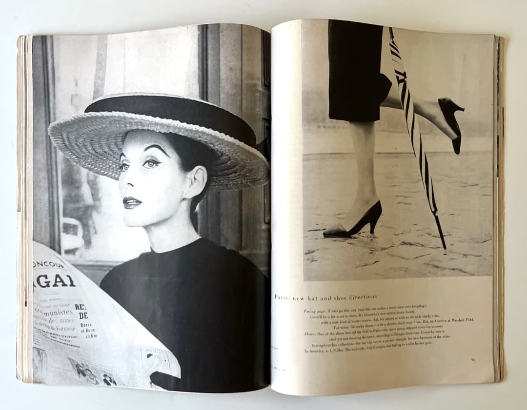 VOGUE APRIL 1955年 ヴォーグ 希少【ヴィンテージ雑誌】
