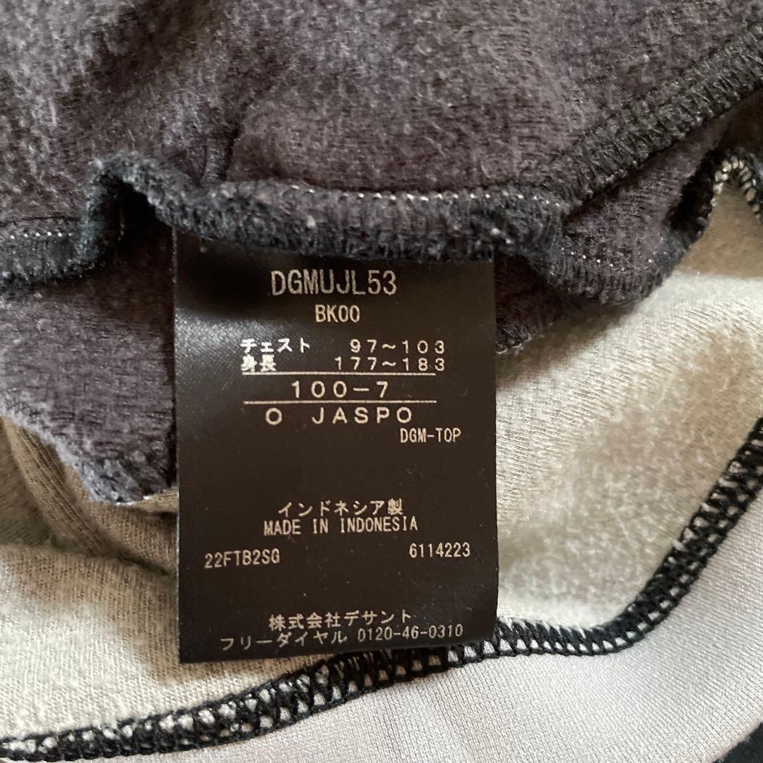 DESCENTE ゴルフ用ジャケット ブラック/グレー
