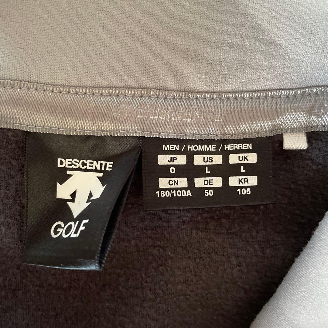 DESCENTE ゴルフ用ジャケット ブラック/グレー