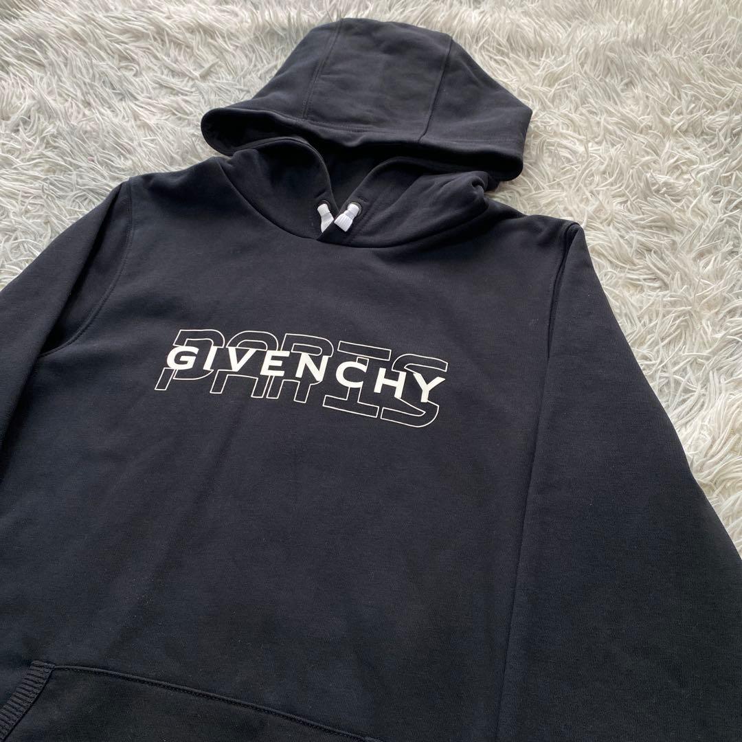 【 美品 】 GIVENCHY ブラック パーカー フード付き　4428