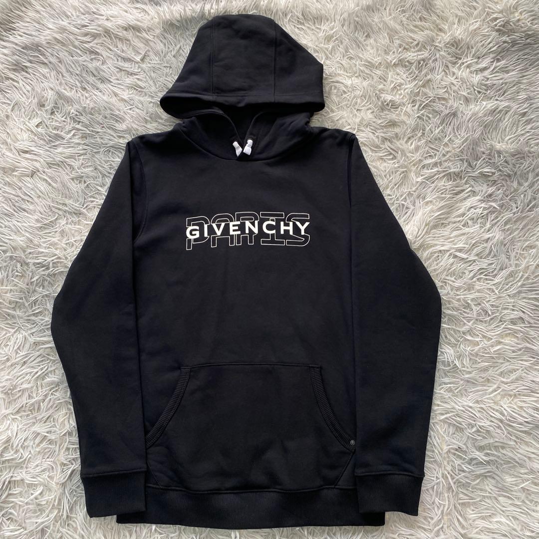 【 美品 】 GIVENCHY ブラック パーカー フード付き　4428