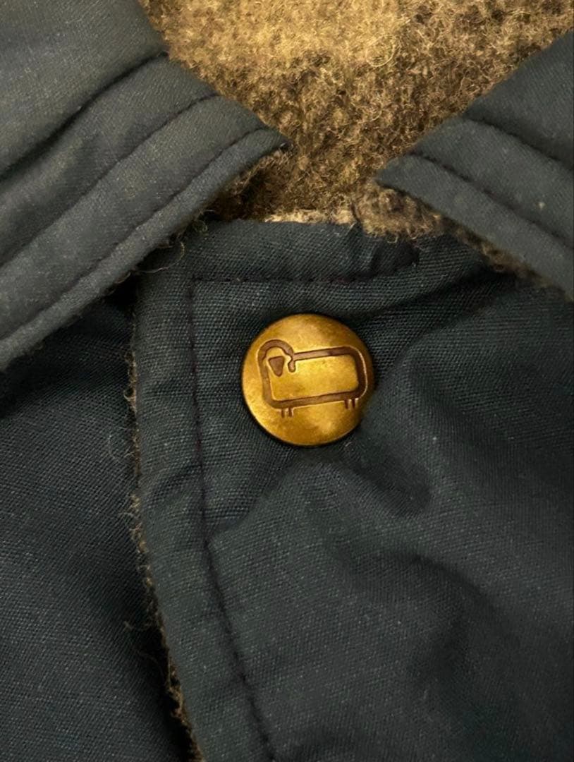 『好配色』Wool rich 70s USA製　リバーシブルダウンベスト