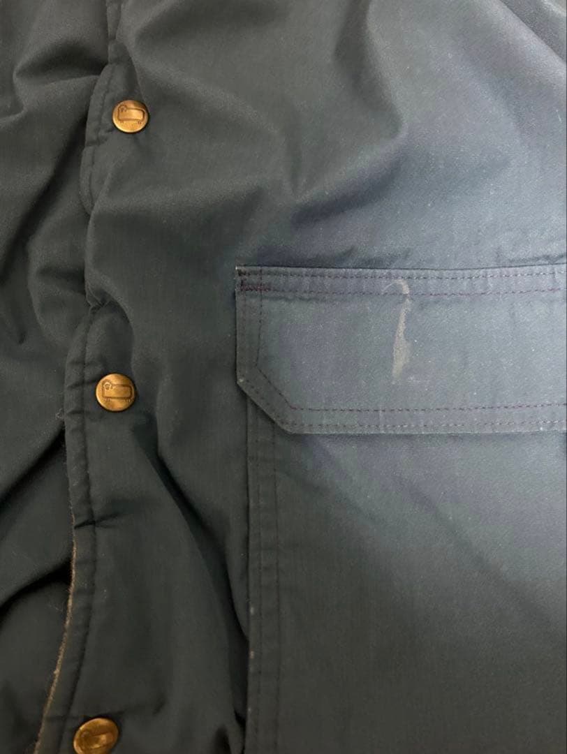 『好配色』Wool rich 70s USA製　リバーシブルダウンベスト