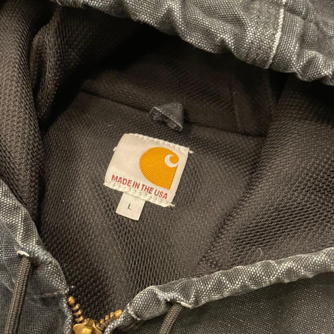 コ*ラ様 【アメリカ製】Carhartt アクティブジャケット ブラックフェード