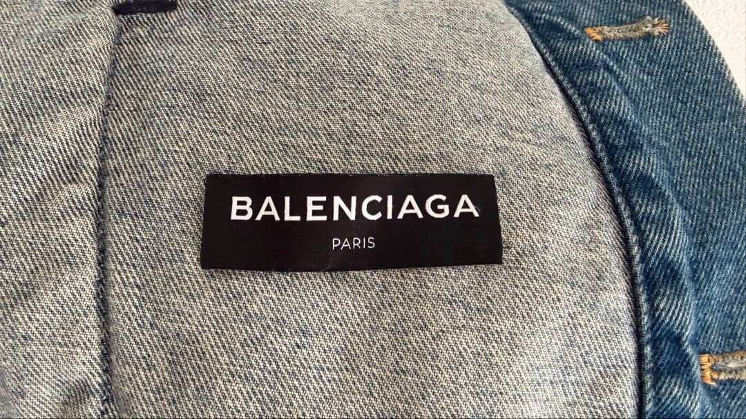 ⭐️17AW年 正規品 BALENCIAGA デニムジャケットサイズ44中古♪