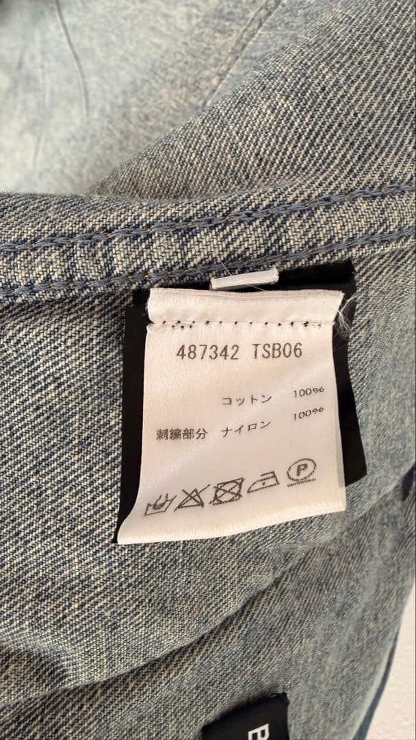 ⭐️17AW年 正規品 BALENCIAGA デニムジャケットサイズ44中古♪