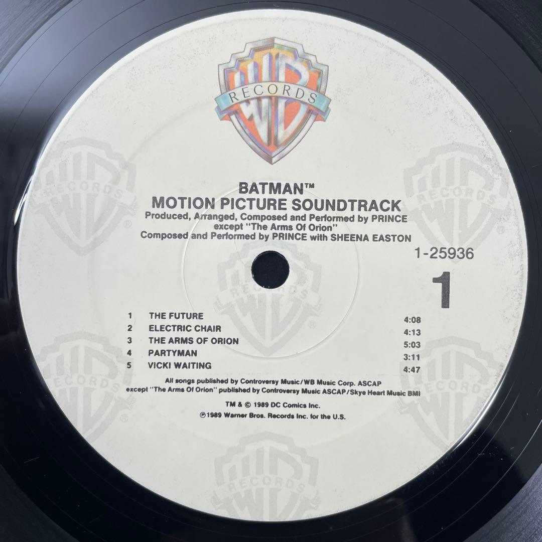 洋楽 Prince Batman Motion Picture Soundtrack