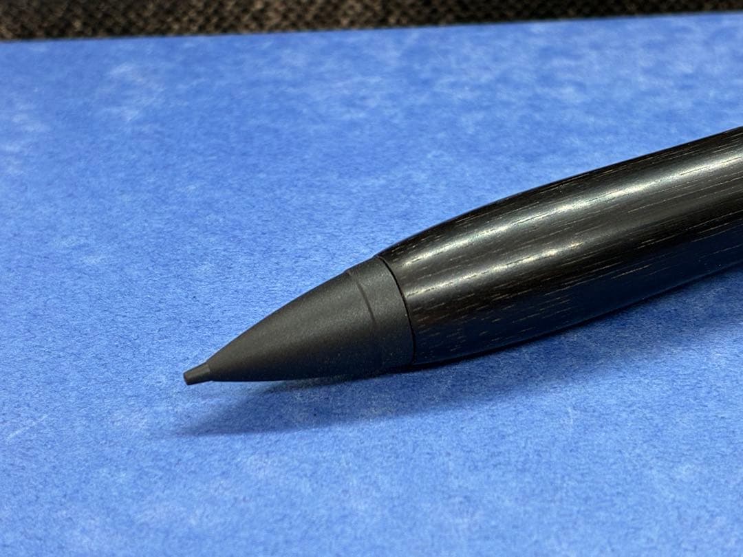 【早い者勝ち】縞黒檀　シャープペンシル0.5 木軸ペン　加藤金属　ハンドメイド
