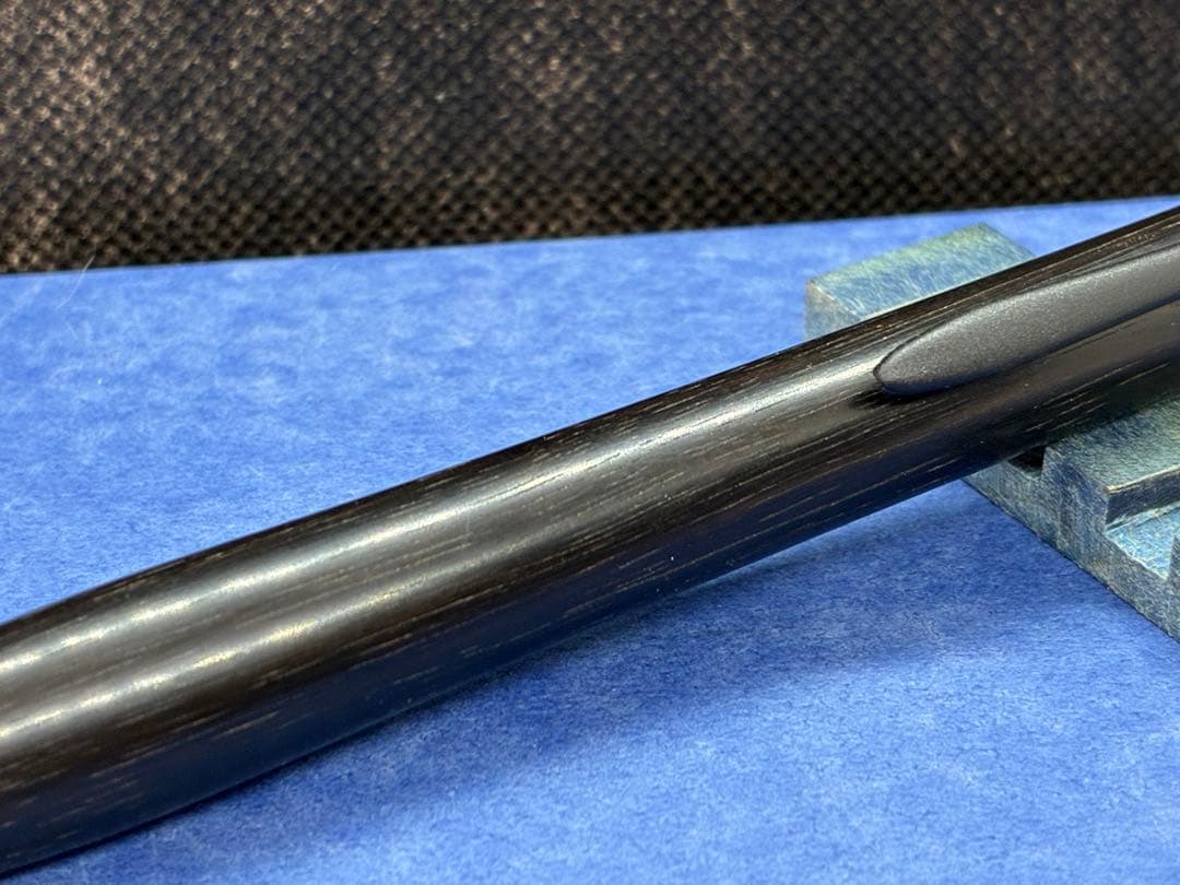 【早い者勝ち】縞黒檀　シャープペンシル0.5 木軸ペン　加藤金属　ハンドメイド
