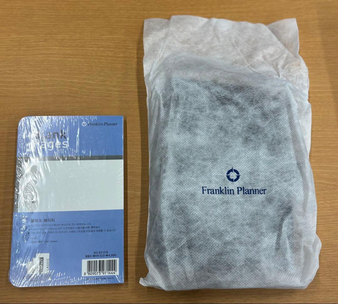 猛暑応援セール✨本革✨未使用【Franklin Plannerシステム手帳セット
