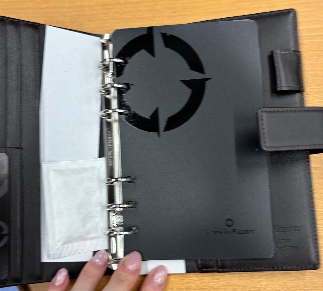 猛暑応援セール✨本革✨未使用【Franklin Plannerシステム手帳セット