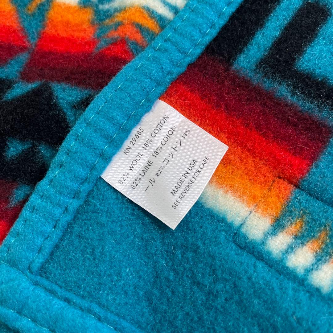 USA製◾️PENDLETON ペンドルトン チマヨ柄 ブランケット 毛ウール B