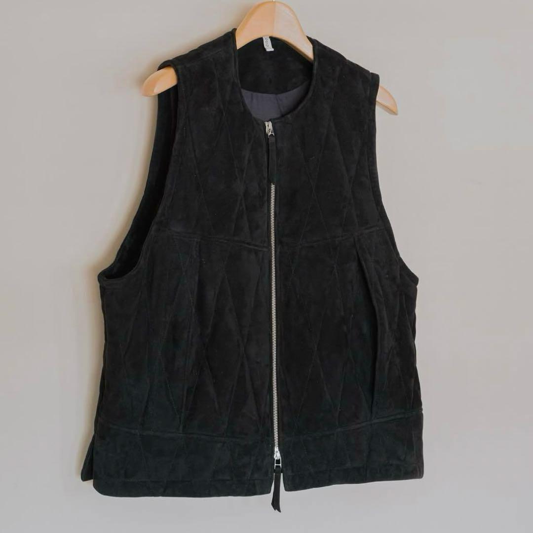CCU QUILTED VEST ベスト　レザー