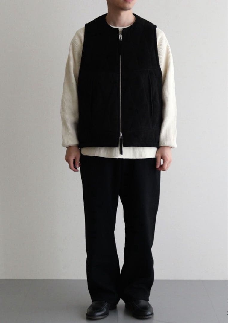 CCU QUILTED VEST ベスト　レザー