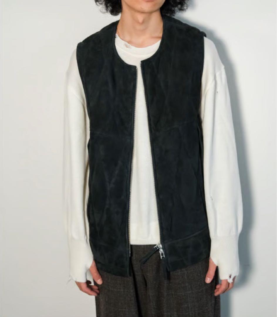 CCU QUILTED VEST ベスト　レザー
