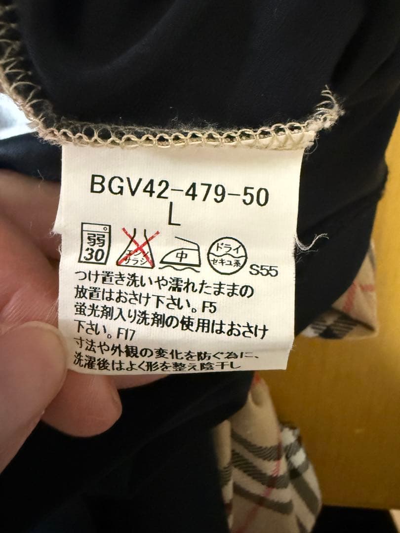 【美品】BURBERRY GOLF ゴルフウェア 長袖　ブラックL ノバチェック