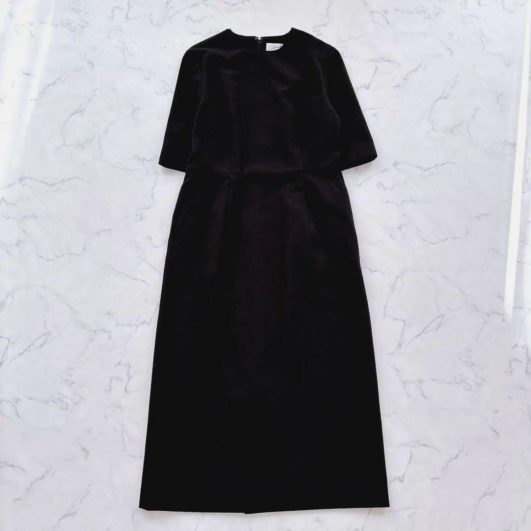 25SS レリタージュ マルティニーク リネンライクキャンバスワンピース