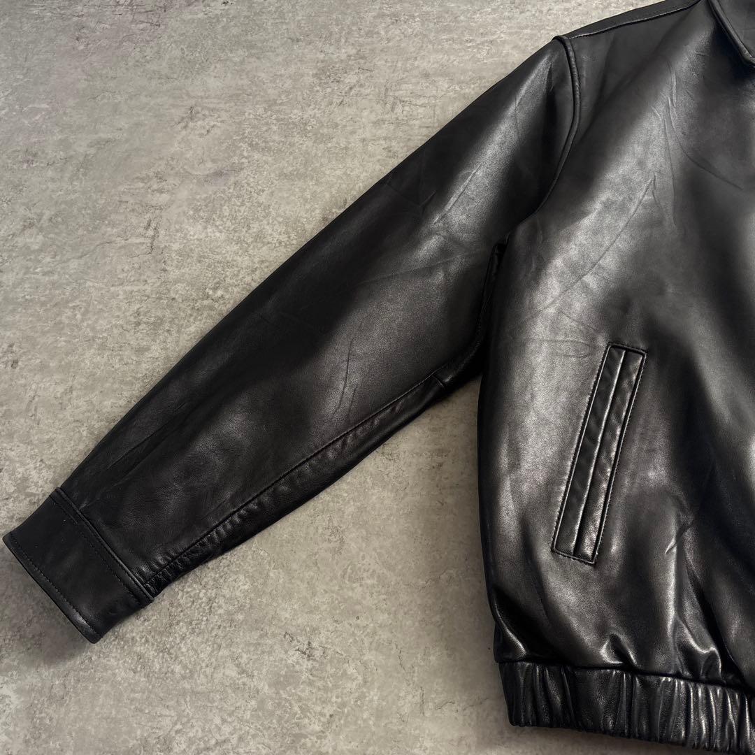 美品■CHAPS RALPH LAUREN【XL】レザージャケット ラムレザー