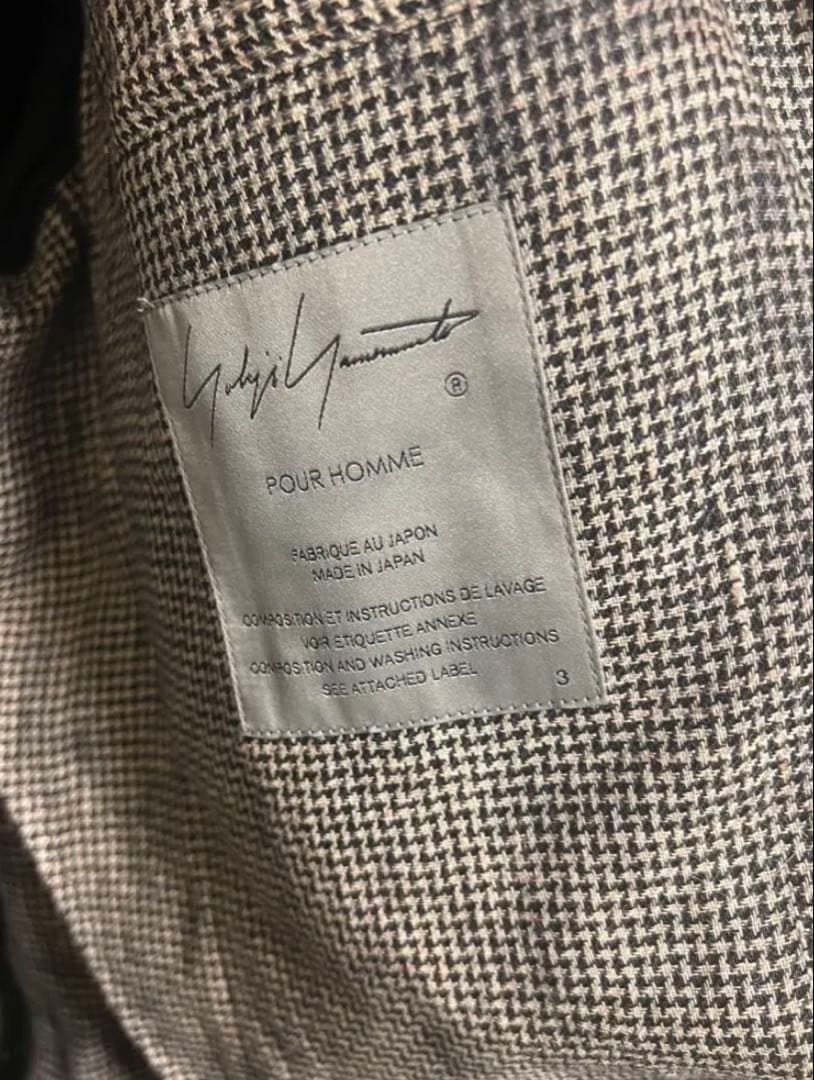 YohjiYamamoto POURHOMME24ss セットアップ 値下げ済み