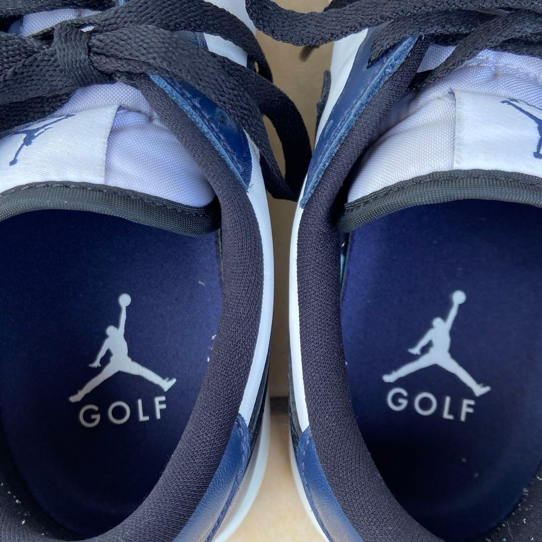 【美品】AIR JORDAN 1 ゴルフシューズ ミッドナイトネイビー 27㌢