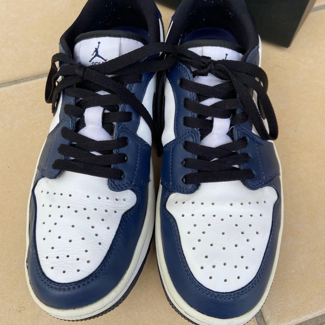 【美品】AIR JORDAN 1 ゴルフシューズ ミッドナイトネイビー 27㌢