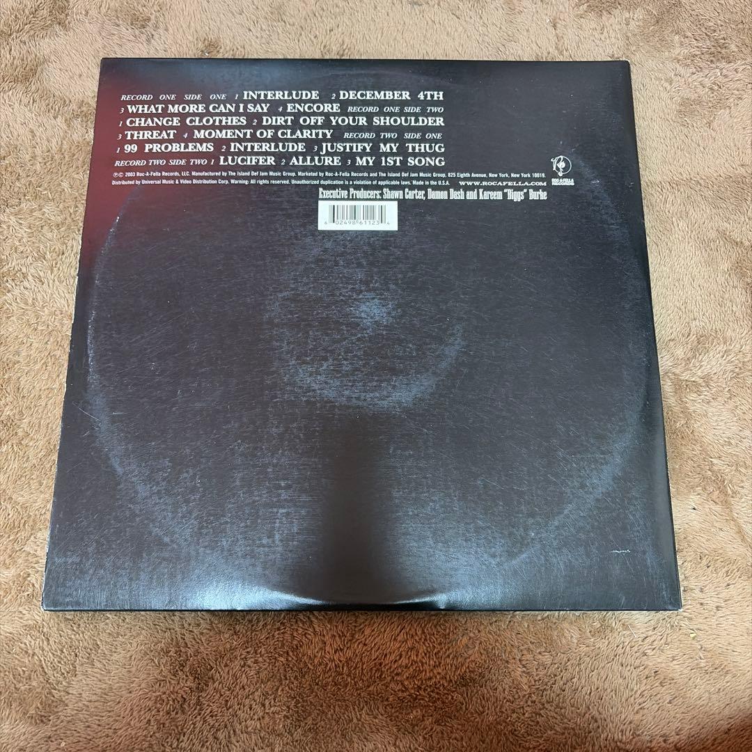 JAY-Z THE BLACK ALBUM 2枚組LP