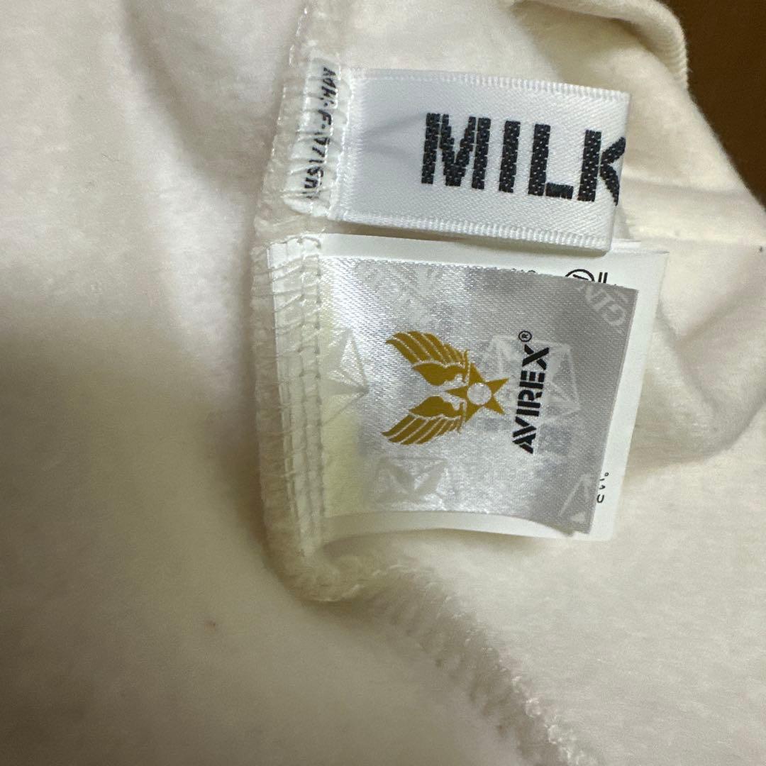 ロビン　AVIREX✖️MILKFED パーカー