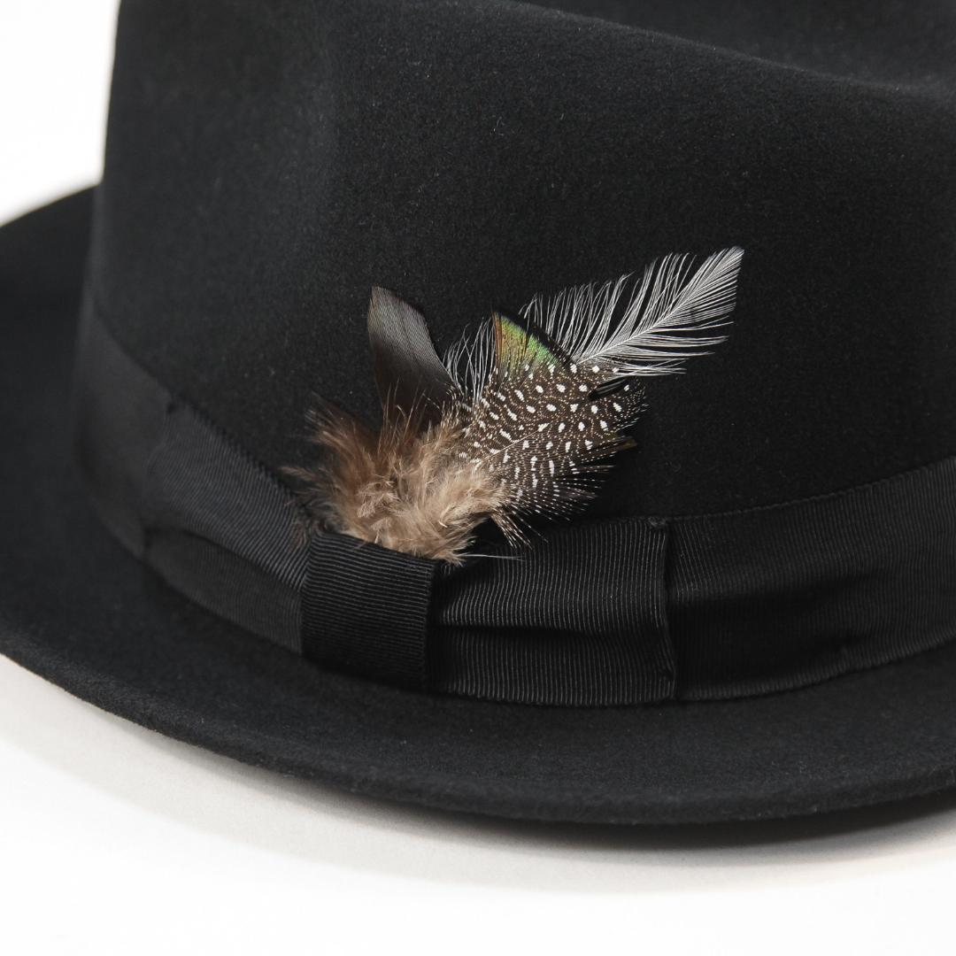 新品 STETSON CRUSHABLE WOOL HAT SE217 ブラック