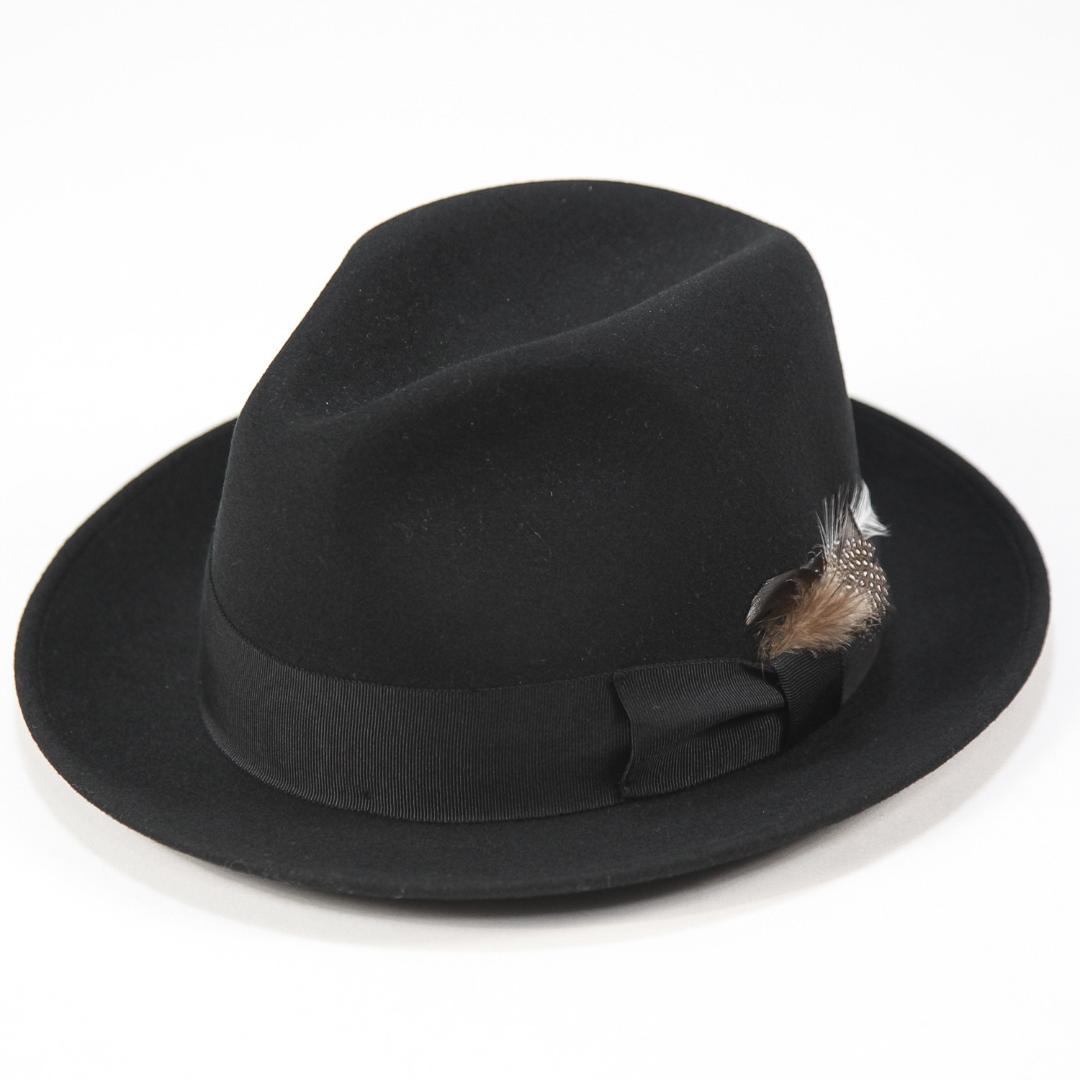 新品 STETSON CRUSHABLE WOOL HAT SE217 ブラック