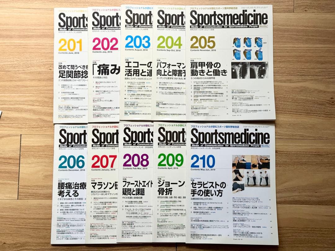 Sportsmedicine 201-210 セット