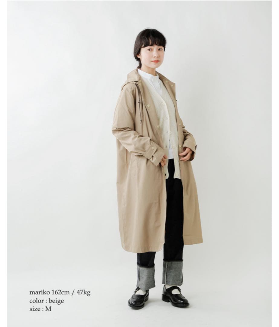 Traditional Weatherwear フード付きロングコート Mサイズ