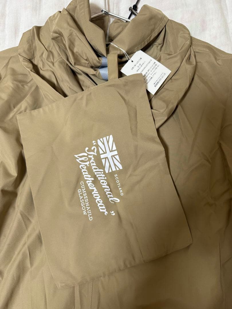 Traditional Weatherwear フード付きロングコート Mサイズ