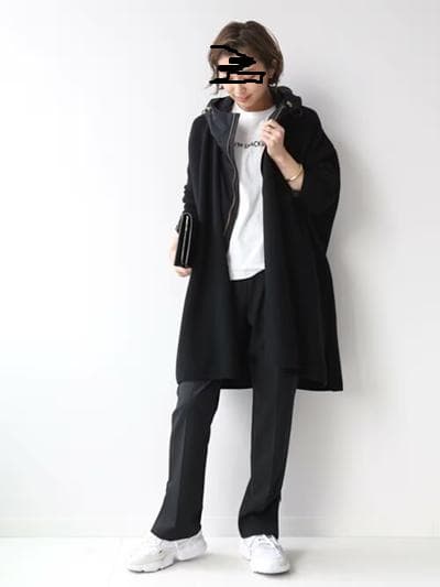 Deuxieme Classe スムースニットショートガウン 黒