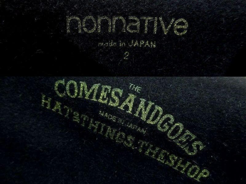美品 ノンネイティブ コラボ ラビットファー ワイド ブリム ハット 帽子 2
