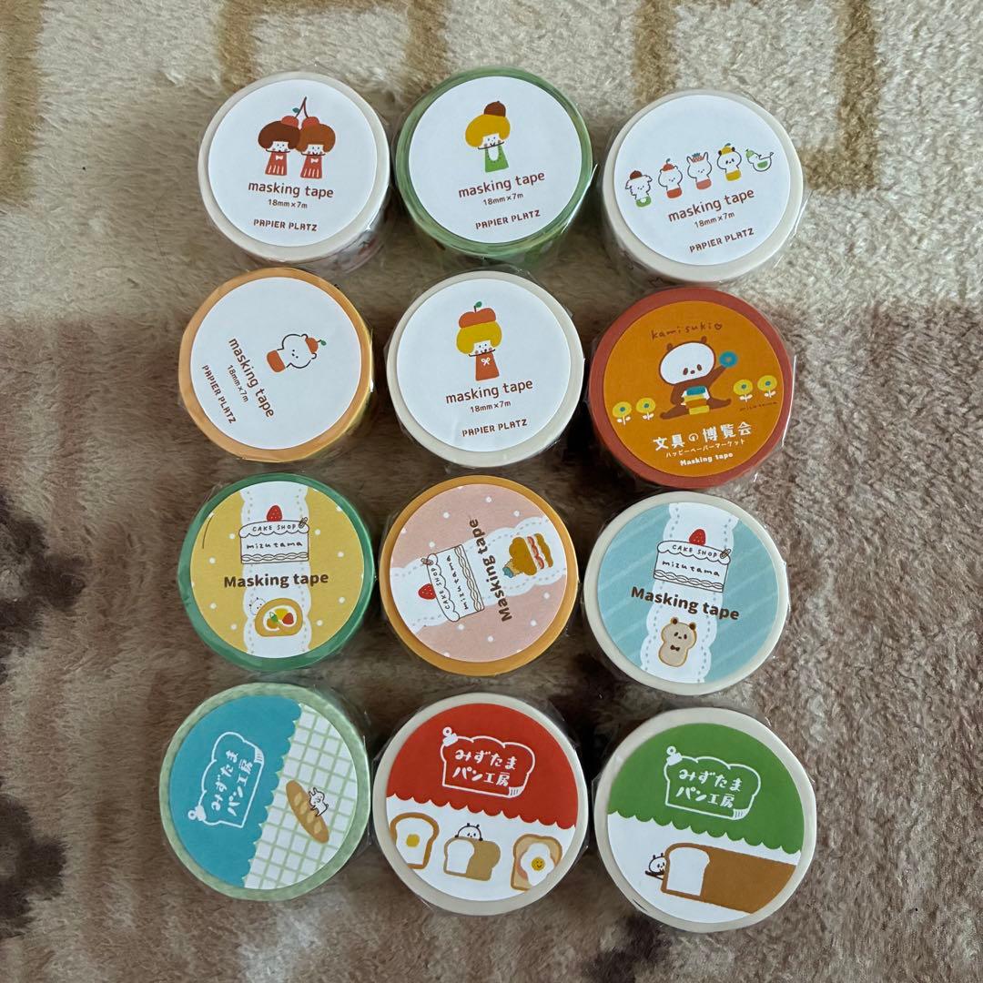 mizutamaさんのマスキングテープ 12個セット