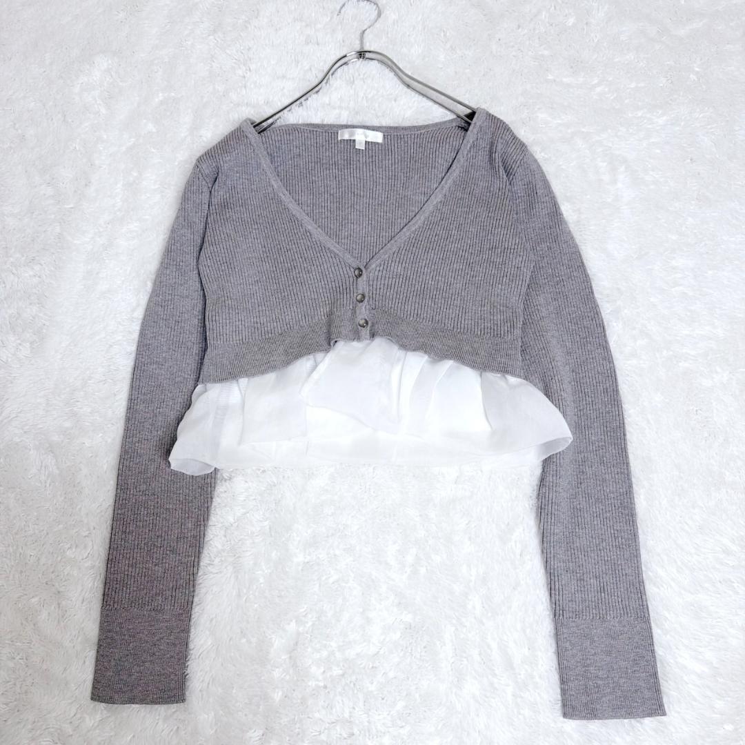 人気商品✨ rienda リエンダ ペプラムカーデセット キャミワンピース