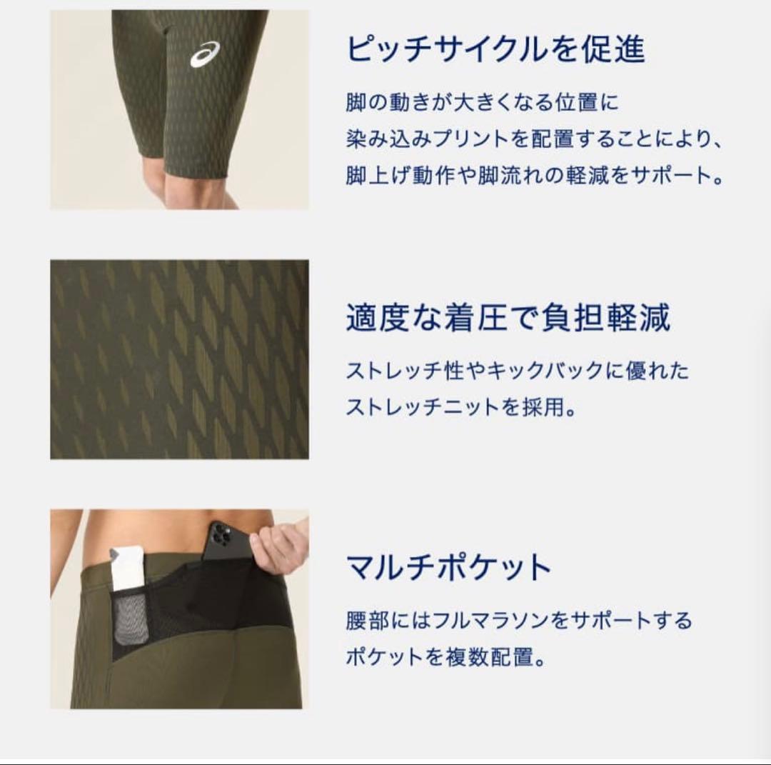 【新品】MOTION MUSCLE SUPPORTランニングタイツ sサイズ