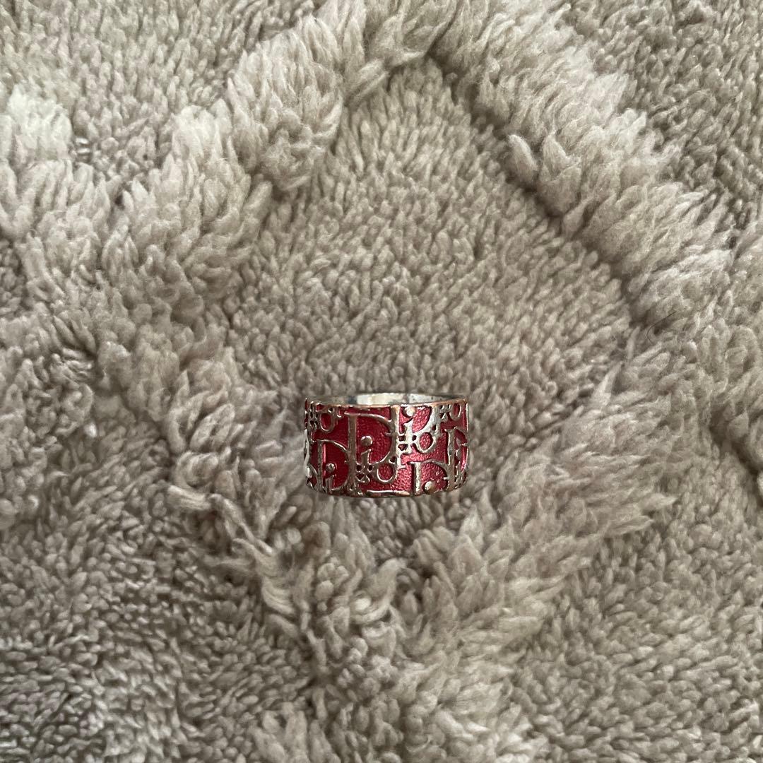 値下げ！Dior 指輪 トロッターリング 赤