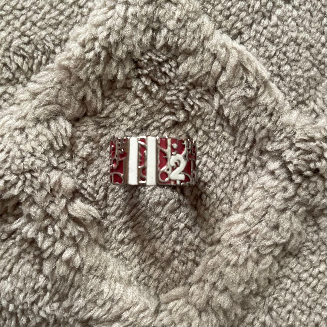 値下げ！Dior 指輪 トロッターリング 赤