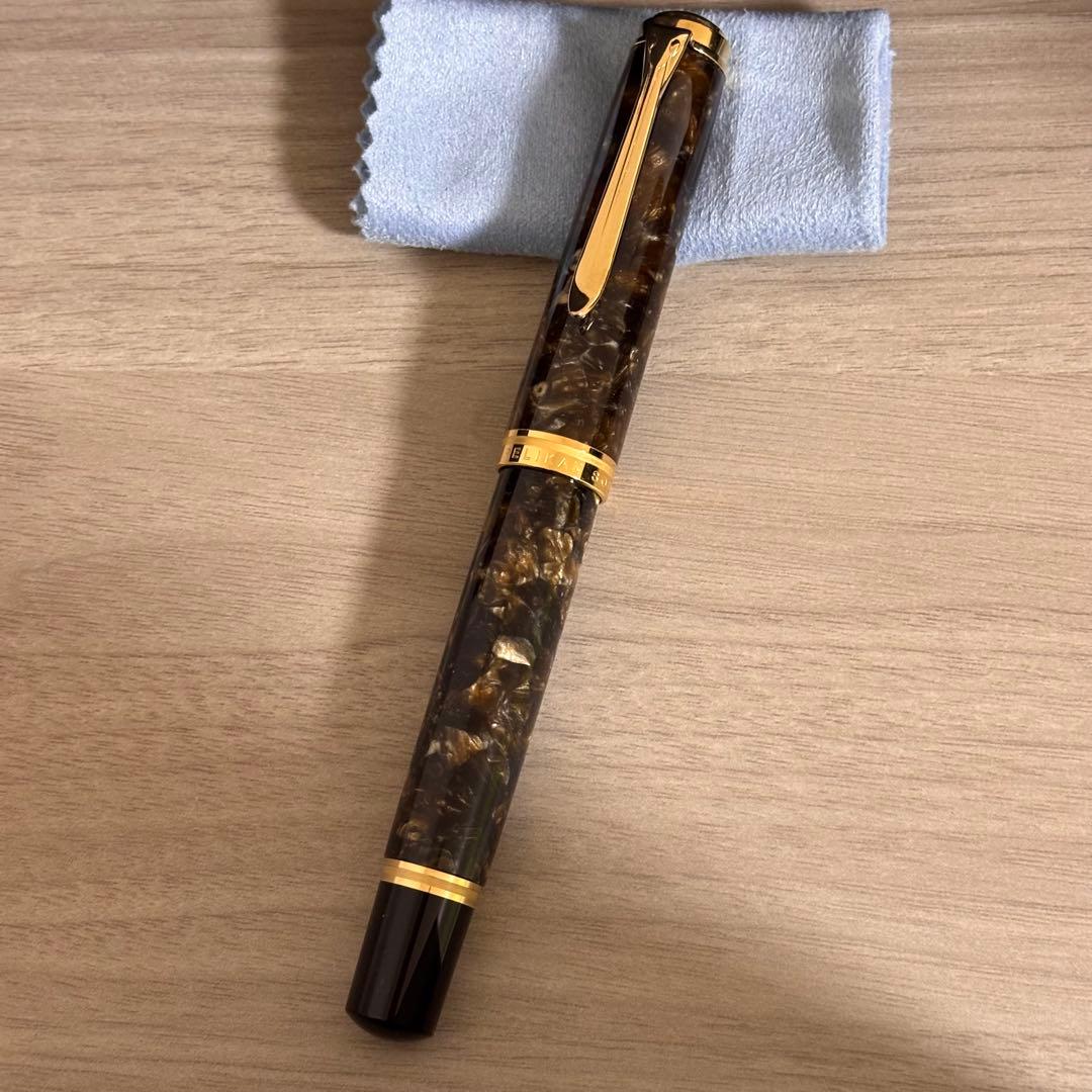 【美品！】ペリカンスーべレーンM1000 ルネサンスブラウン 18k M