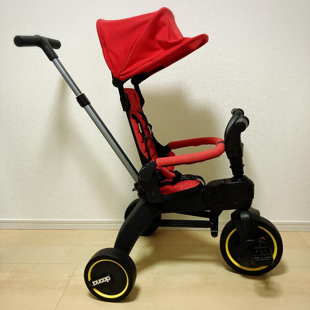Doona Liki Trike S3 折りたたみ 三輪車 レッドガード付