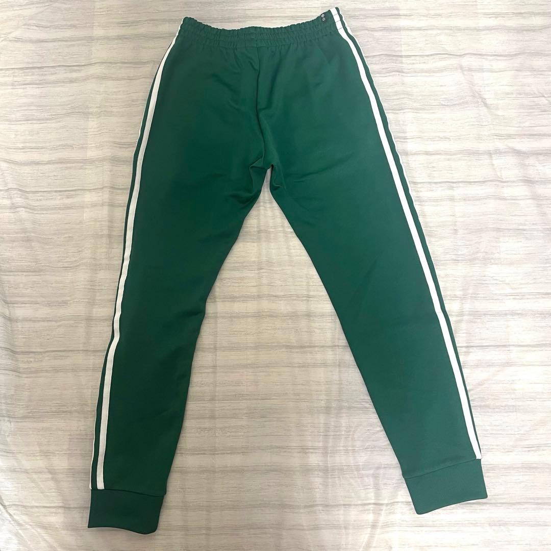 アディダス　トラックパンツ　緑　スーパースター　ジャージ　オリジナルス　s 下