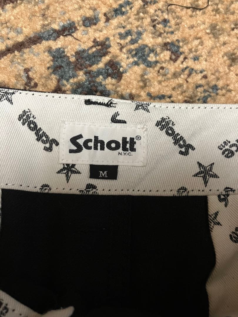 『美品』 Schott TC WORK PANTS ブラック M チノパン