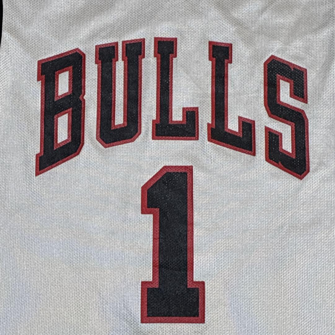 NBA BULLS ブルズ ユニフォーム バスケゲームシャツ 両面プリント M