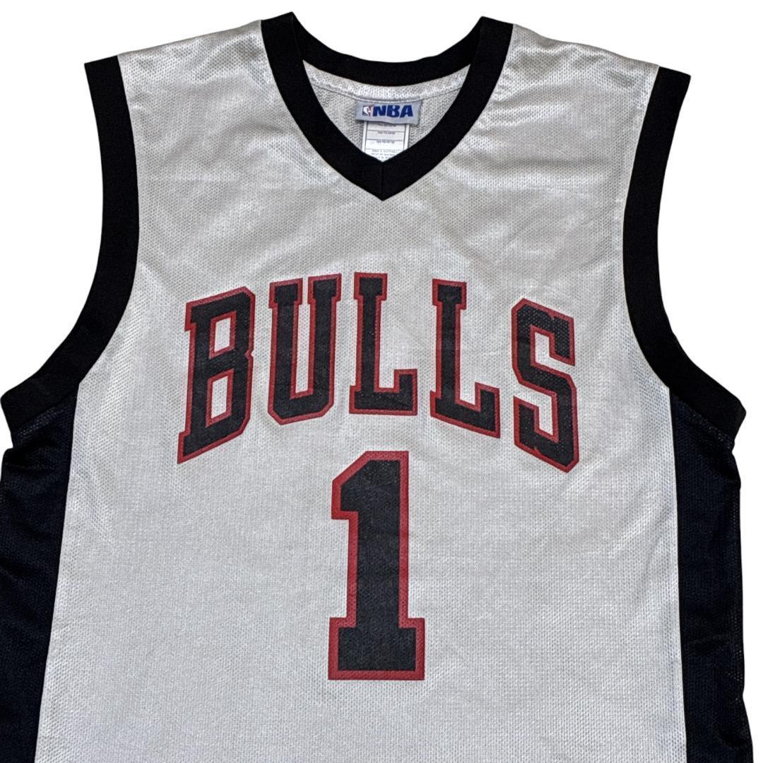 NBA BULLS ブルズ ユニフォーム バスケゲームシャツ 両面プリント M