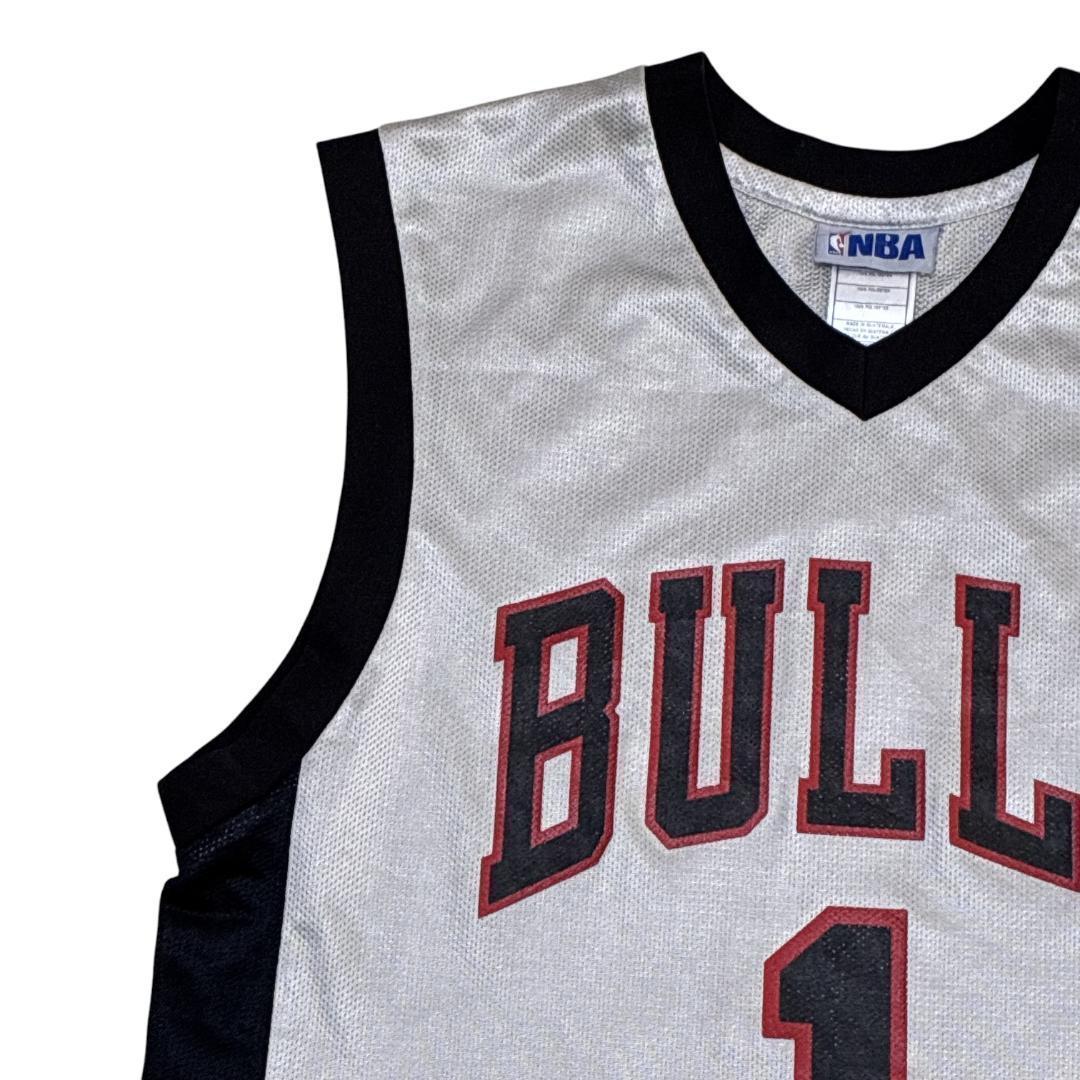NBA BULLS ブルズ ユニフォーム バスケゲームシャツ 両面プリント M