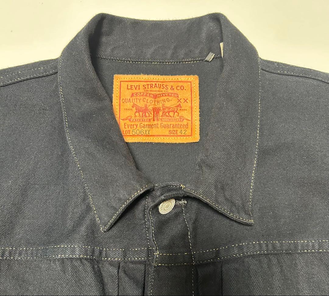 1936 TYPE I トラッカージャケット Over-Dye BK